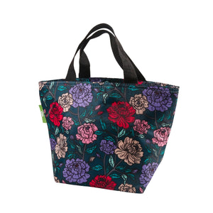 Eco Chic Green Eco Chic Lightweight Foldable Lunch Bag Big Bold Floral