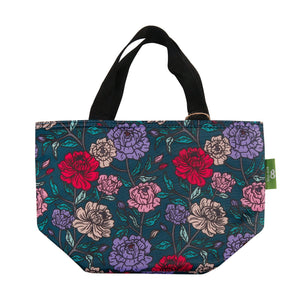 Eco Chic Green Eco Chic Lightweight Foldable Lunch Bag Big Bold Floral