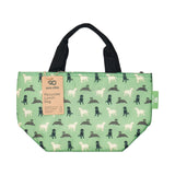 Eco Chic Green Eco Chic Lightweight Foldable Lunch Bag Labradors