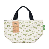 Eco Chic Beige Eco Chic Lightweight Foldable Lunch Bag Palm Tree