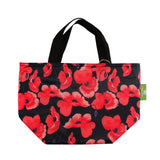 Eco Chic Eco Chic Lightweight Foldable Lunch Bag Poppies