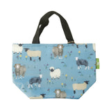 Eco Chic Eco Chic Lightweight Foldable Lunch Bag Sheep Realism