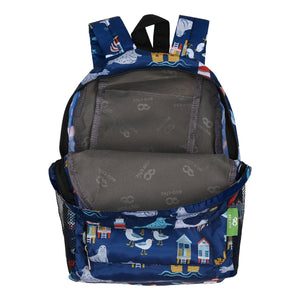 Eco Chic Azul Eco Chic Mini mochila plegable y ligera Seaside