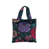 Eco Chic Green Eco Chic Lightweight Foldable Reusable Shopping Bag Big Bold Floral