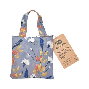 Eco Chic Eco Chic Lightweight Foldable Reusable Shopping Bag Flowers