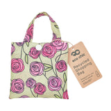 Eco Chic Eco Chic Lightweight Foldable Reusable Shopping Bag Mackintosh Rose