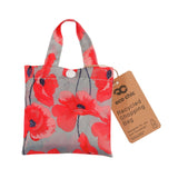 Eco Chic Eco Chic Lightweight Foldable Reusable Shopping Bag Poppies