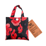 Eco Chic Eco Chic Lightweight Foldable Reusable Shopping Bag Poppies