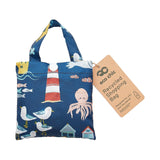Eco Chic Eco Chic Lightweight Foldable Reusable Shopping Bag Seaside