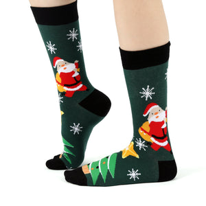 Eco Chic Eco Chic Organic Cotton Christmas Socks Santa