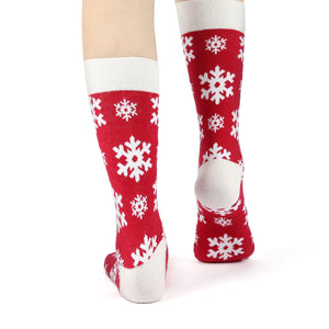 Eco Chic Eco Chic Organic Cotton Christmas Socks Snowflake