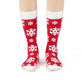 Eco Chic Eco Chic Organic Cotton Christmas Socks Snowflake