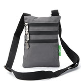 Eco Chic Retail Ltd Eco Chic Recycled Canvas Crossbody Phone Bag - Carbon