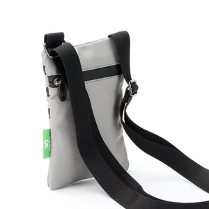 Eco Chic Retail Ltd Eco Chic Recycled Canvas Crossbody Phone Bag - Concrete