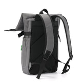 Eco Chic Retail Ltd Eco Chic Recycled Canvas Rollup Backpack - Carbon