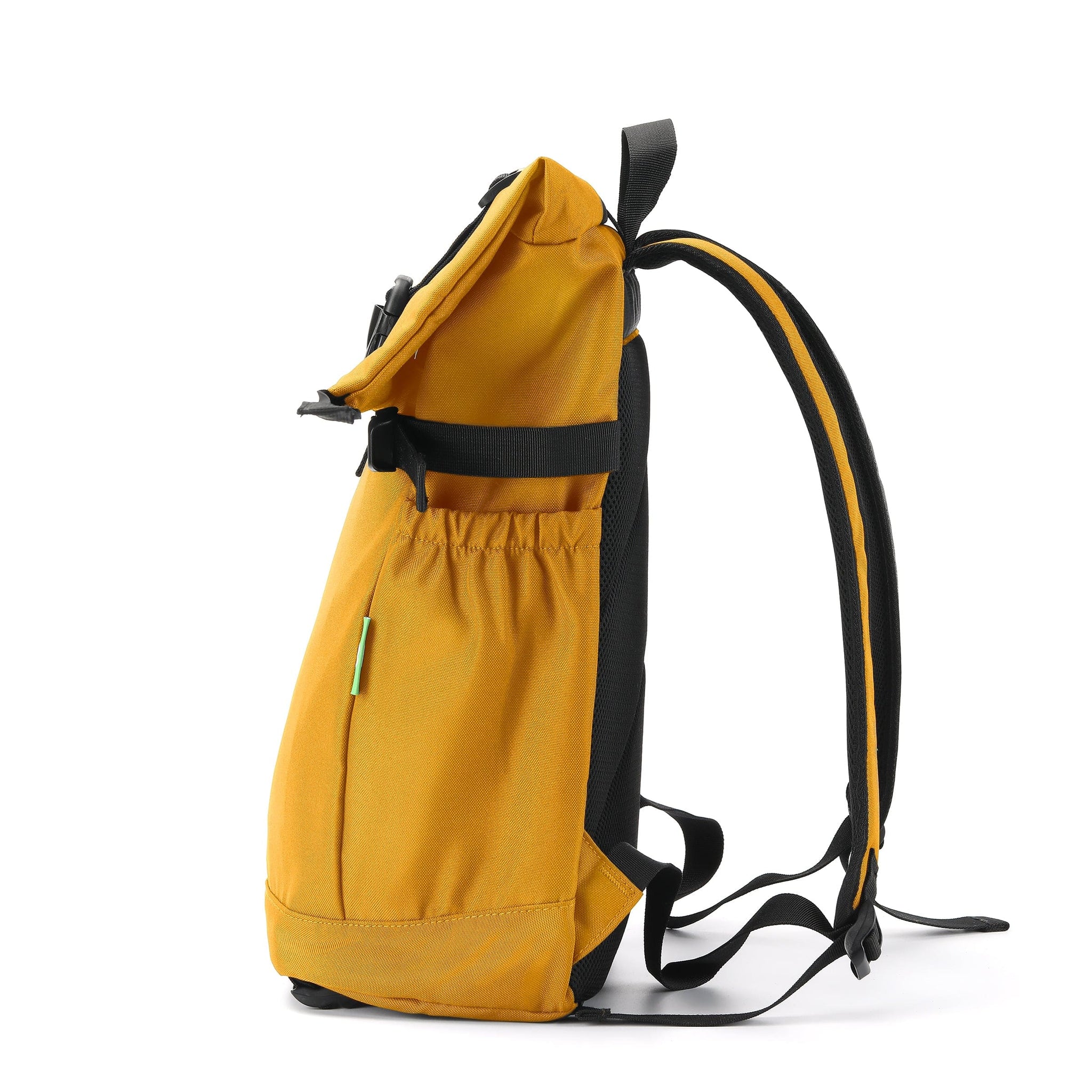 Eco Chic Retail Ltd Eco Chic Recycled Canvas Rollup Backpack - Sunflower