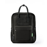 Eco Chic Retail Ltd Eco Chic Recycled Canvas Top Handle Backpack - Black