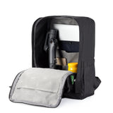 Eco Chic Retail Ltd Eco Chic Recycled Canvas Top Handle Backpack - Black