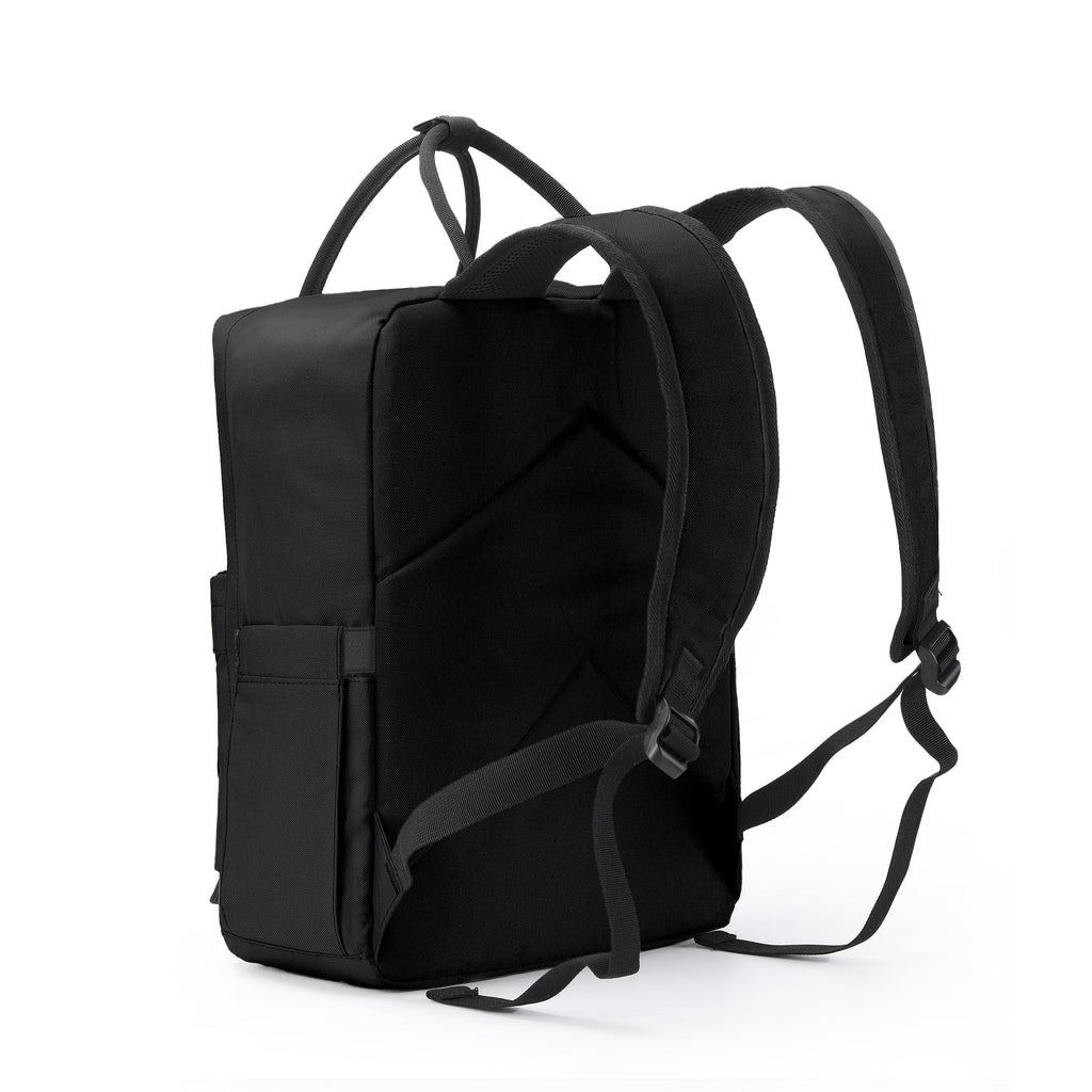 Eco Chic Recycled Canvas Top Handle Backpack - Black β Eco Chic Retail Ltd