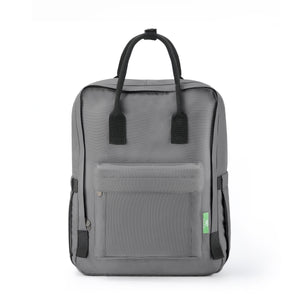 Eco Chic Retail Ltd Eco Chic Recycled Canvas Top Handle Backpack - Carbon