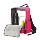 Eco Chic Eco Chic Recycled Canvas Top Handle Backpack - Fuchsia