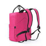 Eco Chic Eco Chic Recycled Canvas Top Handle Backpack - Fuchsia