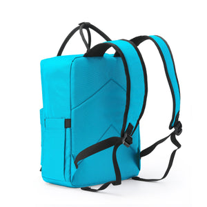 Eco Chic Eco Chic Recycled Canvas Top Handle Backpack - Teal