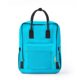 Eco Chic Eco Chic Recycled Canvas Top Handle Backpack - Teal