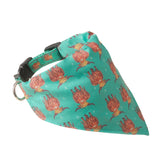 Eco Chic Eco Chic Recycled Dog Bandana - Highland Cow Teal