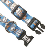 Eco Chic Eco Chic Recycled Dog Collar - Dogs Blue