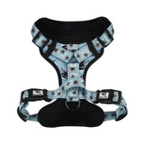 Eco Chic Eco Chic Recycled Dog Harness - Bumble Bees Blue