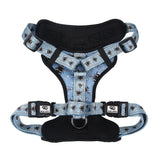 Eco Chic Eco Chic Recycled Dog Harness - Bumble Bees Blue