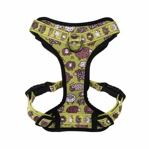 Eco Chic Eco Chic Recycled Dog Harness - Cute Sheep Green