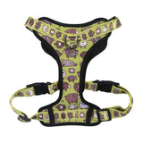 Eco Chic Eco Chic Recycled Dog Harness - Cute Sheep Green