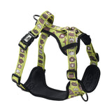 Eco Chic Large Eco Chic Recycled Dog Harness - Cute Sheep Green