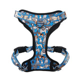 Eco Chic Eco Chic Recycled Dog Harness - Dogs Blue