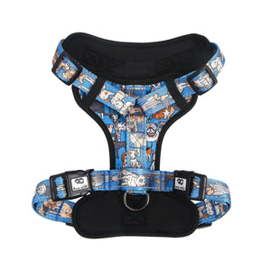 Eco Chic Eco Chic Recycled Dog Harness - Dogs Blue