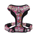 Eco Chic Eco Chic Recycled Dog Harness - Dogs Pink