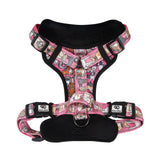 Eco Chic Eco Chic Recycled Dog Harness - Dogs Pink