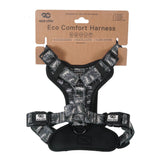 Eco Chic Eco Chic Recycled Dog Harness - Landrovers Black