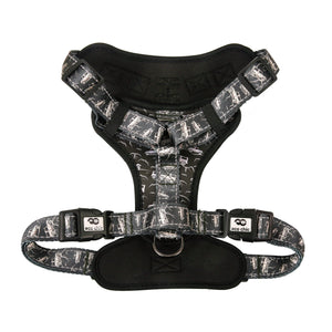 Eco Chic Eco Chic Recycled Dog Harness - Landrovers Black