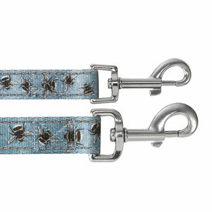 Eco Chic Eco Chic Recycled Dog Lead - Bumble Bees Blue