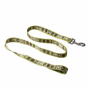 Eco Chic Medium/Large Eco Chic Recycled Dog Lead - Cute Sheep Green