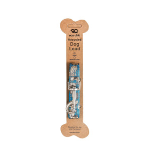 Eco Chic Eco Chic Recycled Dog Lead - Dogs Blue