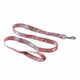 Eco Chic Medium/Large Eco Chic Recycled Dog Lead - Dogs Pink