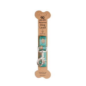 Eco Chic Eco Chic Recycled Dog Lead - Highland Cows Teal