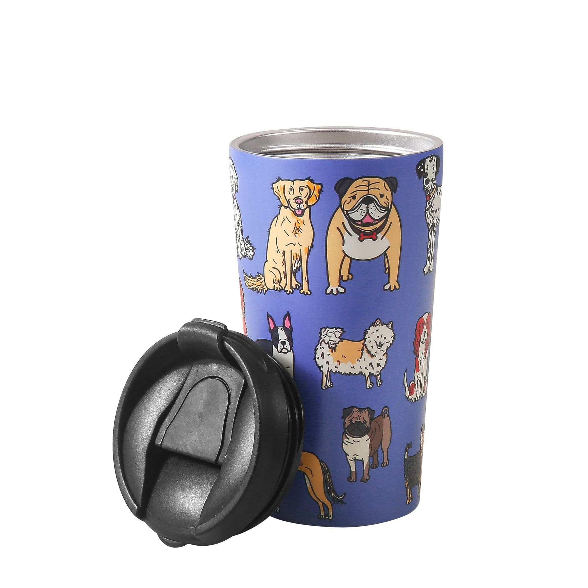 Eco Chic Eco Chic Thermal Coffee Cup Dogs