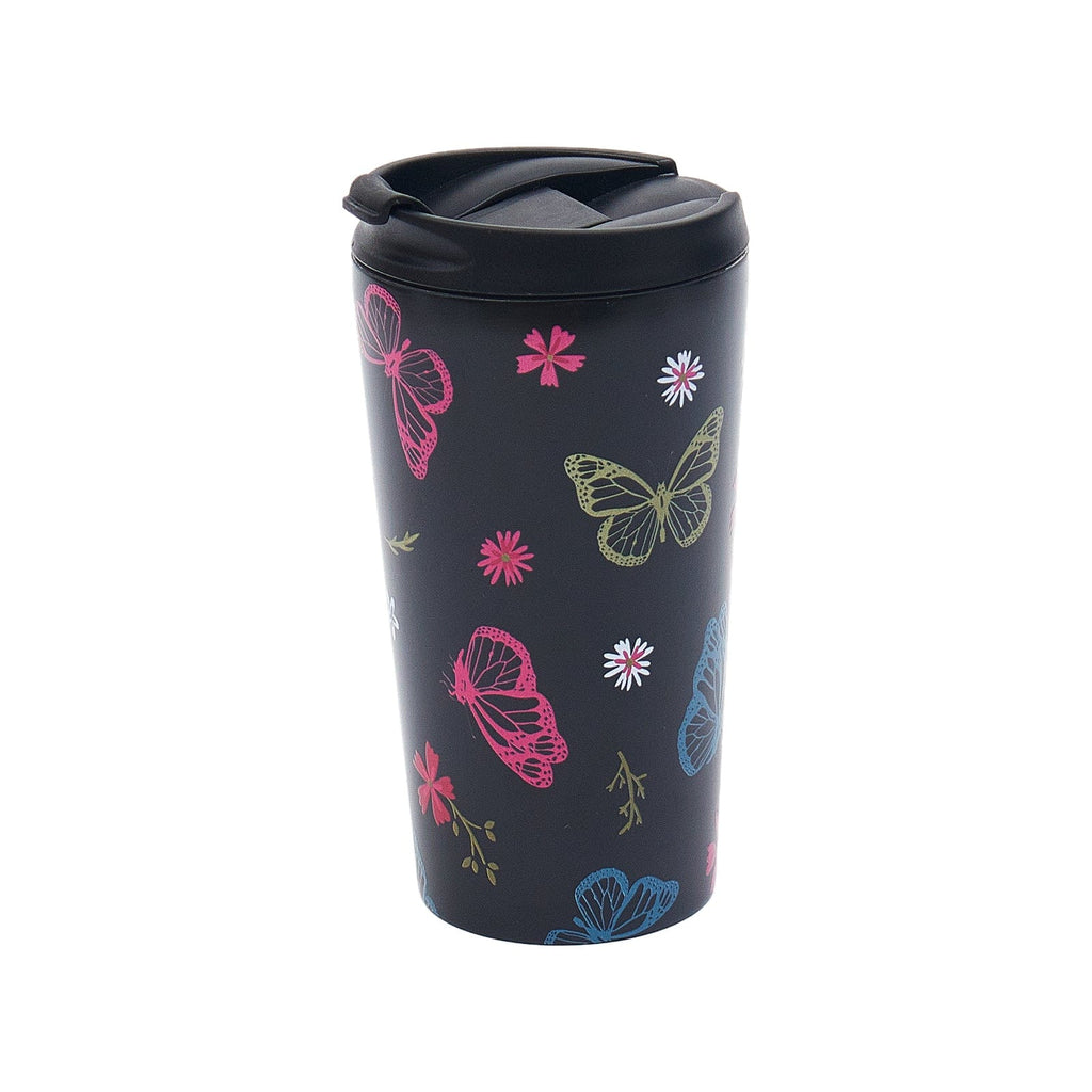 Eco Chic Eco Chic Thermal Coffee Cup Monarch Butterflies