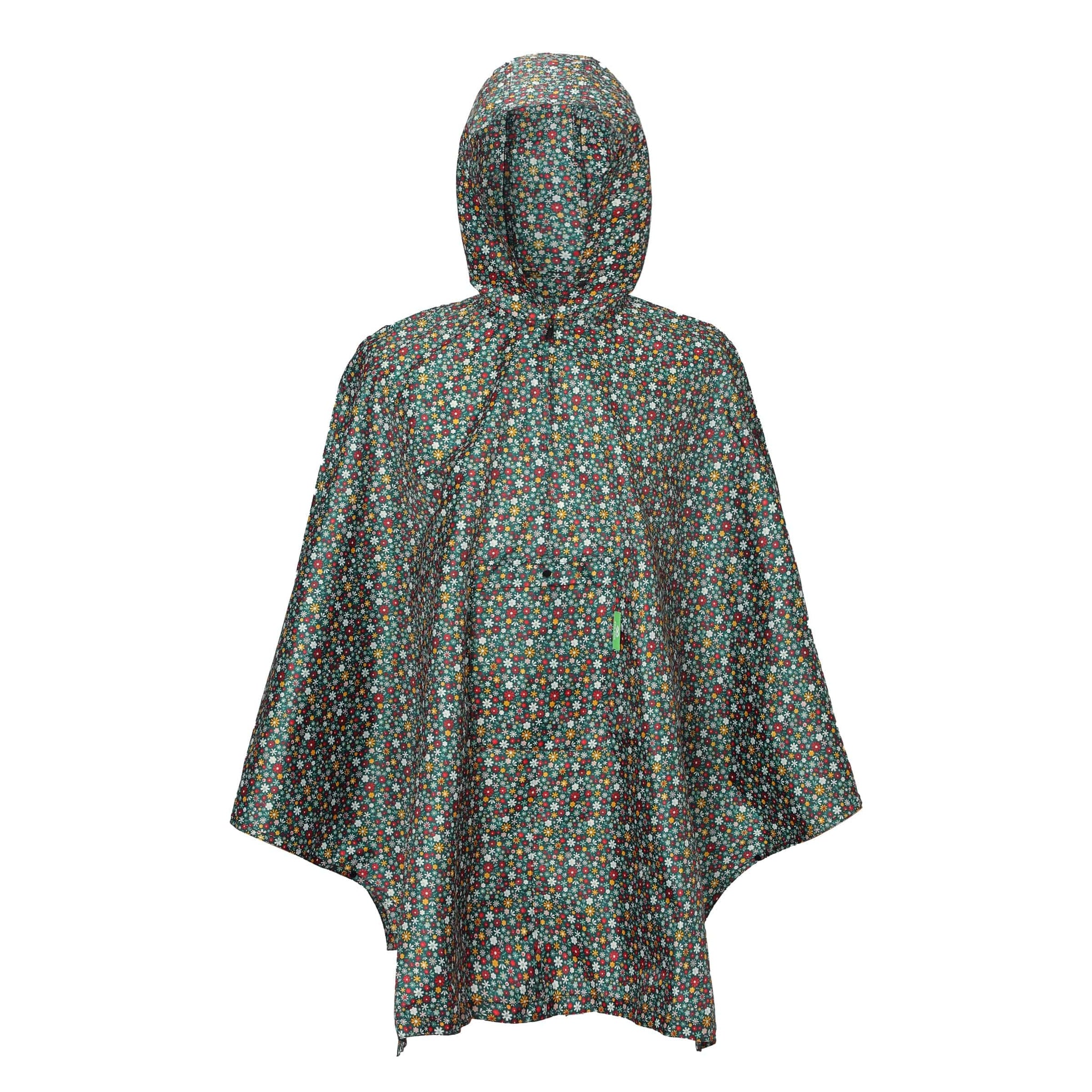 Eco Chic Eco Chic Waterproof Foldable Adult Poncho Ditsy