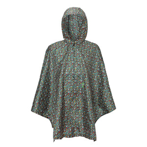 Eco Chic Eco Chic Waterproof Foldable Adult Poncho Ditsy